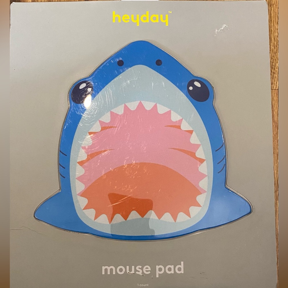 Heyday Blue Shark Mouse Pad